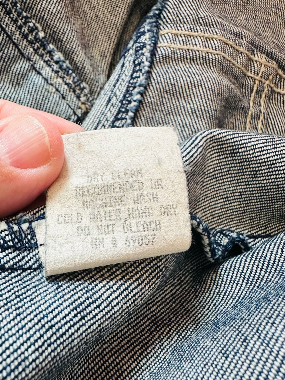 Vintage Paris Blues Embroidered Denim Jacket - Picture 12 of 12